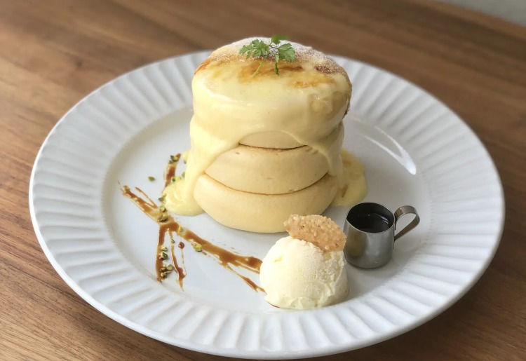 ▼ブリュレパンケーキ