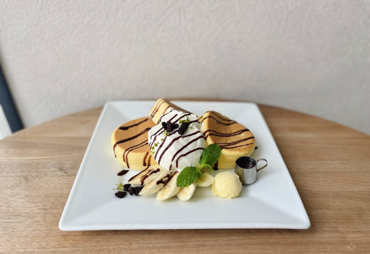 ▼チョコバナナパンケーキ